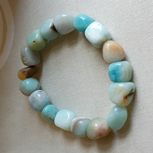 Natural Multi-Color Stone Bracelet - Picture 3 of 3
